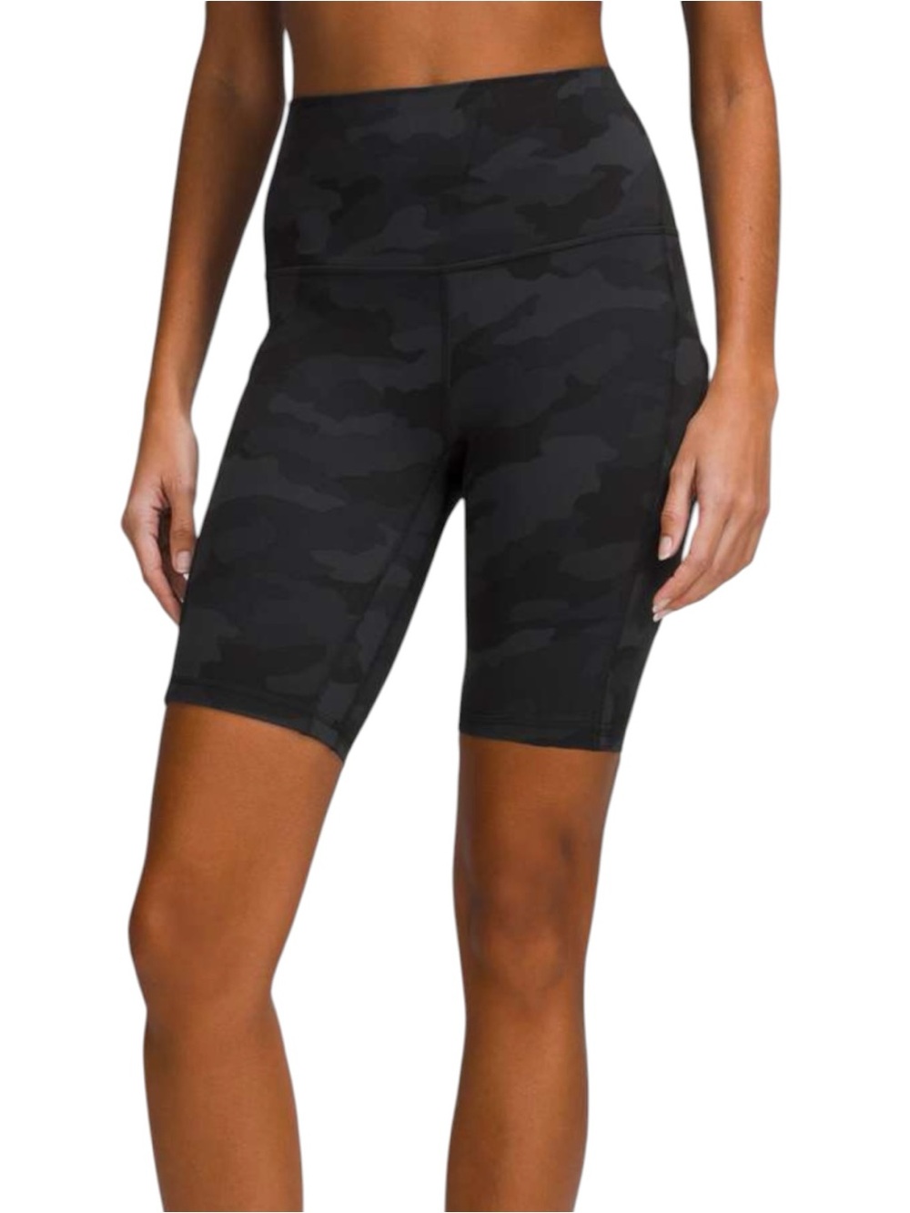 Lululemon Align High-Rise Short with Pockets 8”Heritage 365 Camo Deep Coal NWOT